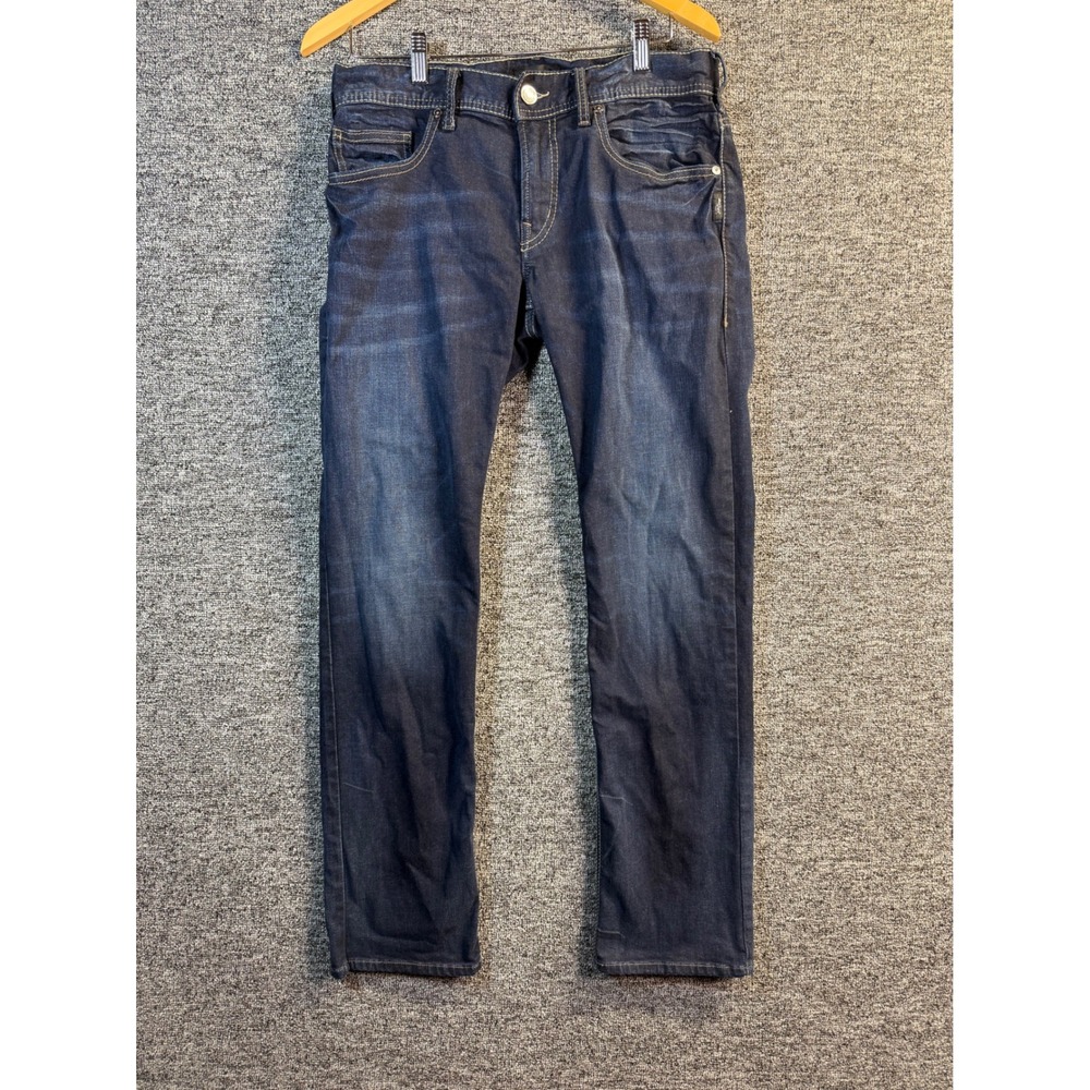 Silver Jeans Co Allan Slim Fit Dark Wash Indigo Denim Jeans W32 L32 M22231BBS491